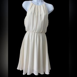 Lush dress size small white/cream